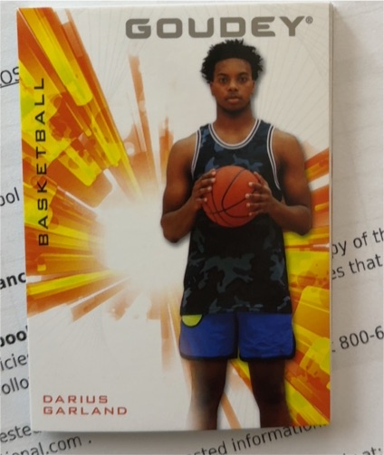 2021 Upper Deck Goodwin Champions #G42 Darius Garland Goudey — front