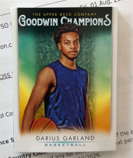 2021 Upper Deck Goodwin Champions #30 Darius Garland — front