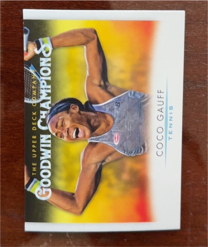 2021 Upper Deck Goodwin Champions #62 Coco Gauff — front