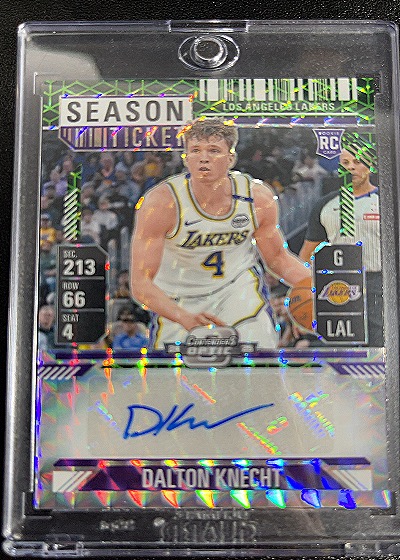 2024-25 Panini Mosaic Season Ticket #Season Ticket Dalton Knecht — front
