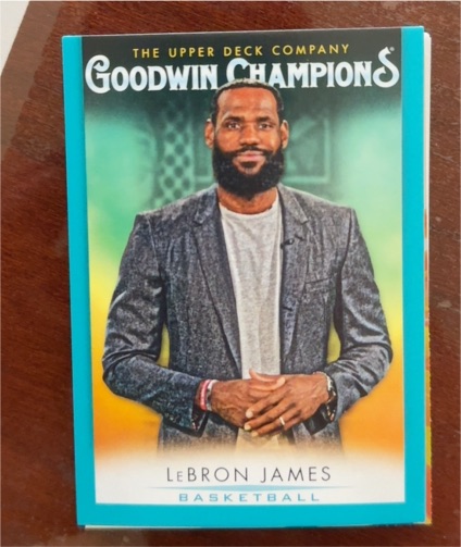 2021 Upper Deck Goodwin Champions #50 LeBron James — front