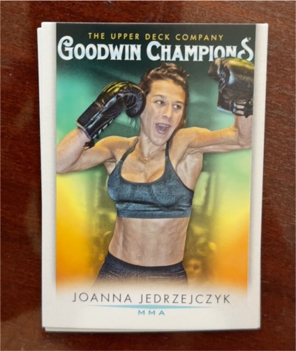 2021 Upper Deck Goodwin Champions #23 Joanna Jedrzejczyk — front