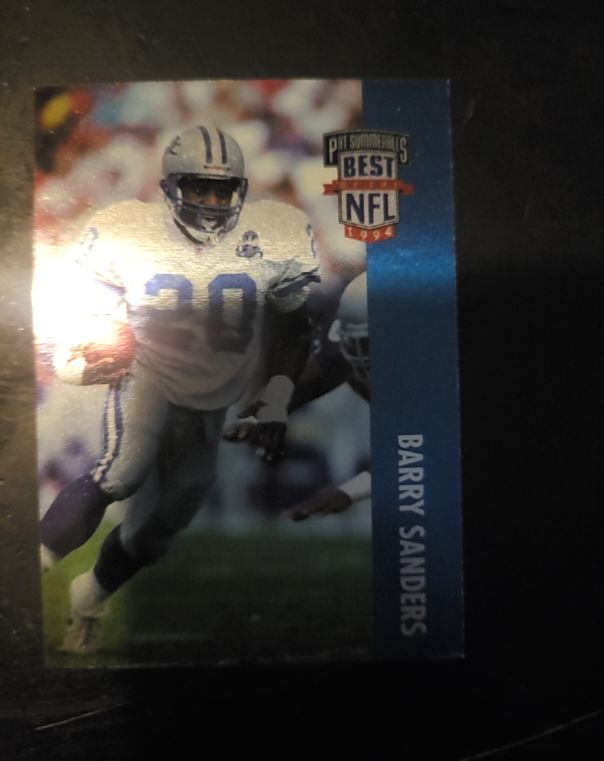 1994 Playoff Pat Summerall's Best of the NFL #264 Barry Sanders — front
