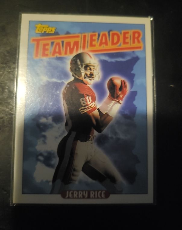 1993 Topps #182 Jerry Rice Team Leader — front