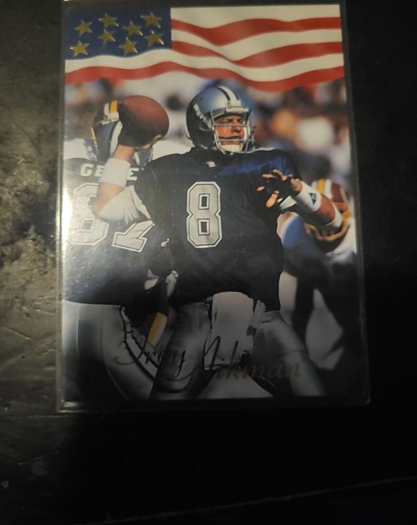 1992 AW SPORTS Insert SG1 Signature Troy Aikman — front