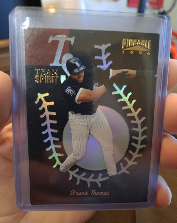 1996 Pinnacle Team Spirit #6 Frank Thomas — front