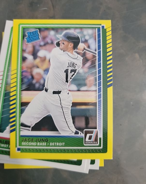 2025 Donruss #52 Jace Jung Rated Rookie — front