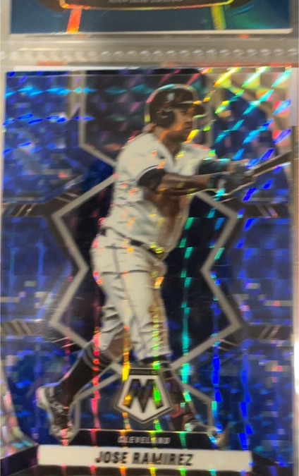 2022 Panini Mosaic Baseball #142 Jose Ramirez — front