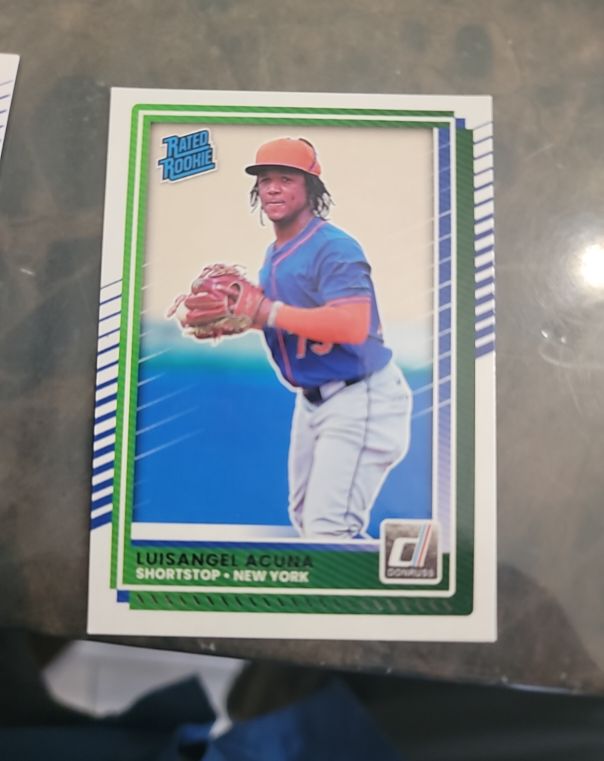 2025 Panini Donruss #1 Luisangel Acuna — front