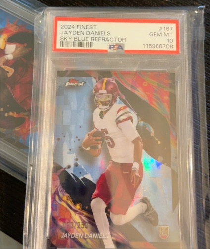 2024 Topps Finest #167 Jayden Daniels — front