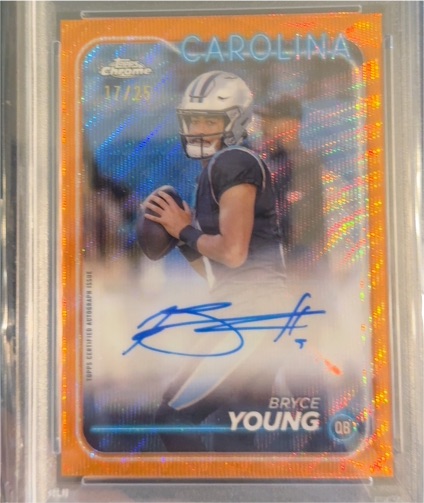 2024 Topps Chrome #17 Bryce Young — front