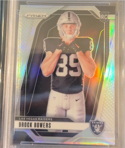 2024 Panini Prizm #9 Brock Bowers — front