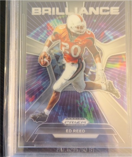 2024 Panini Prizm Draft Picks Brilliance #BR-ER Ed Reed — front