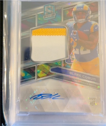 2024 Panini Spectra #APA-BLC Blake Corum — front