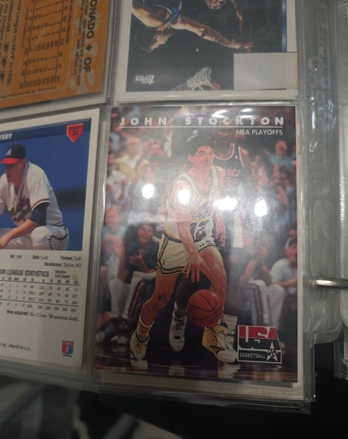 1992 Upper Deck #26 John Stockton NBA Playoffs — front