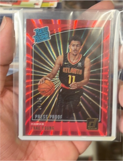 2018-19 Donruss Optic #198 Trae Young — front