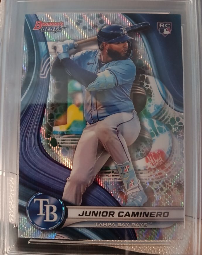 2024 Bowman's Best #62 Junior Caminero — front
