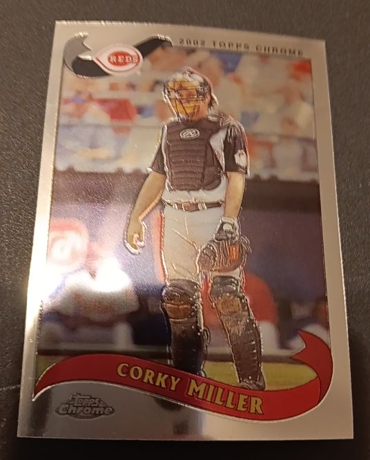 2002 Topps Chrome Corky Miller — front