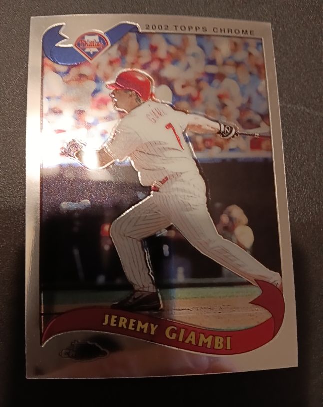2002 Topps Chrome #75 Jeremy Giambi — front