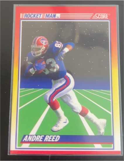 1990 Score #559 Andre Reed — front