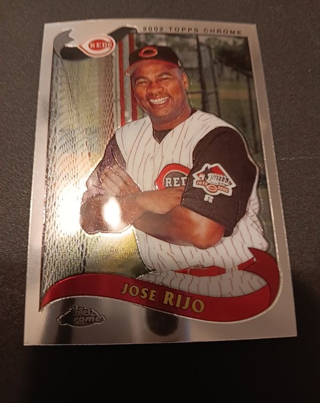 2002 Topps Chrome Jose Rijo — front