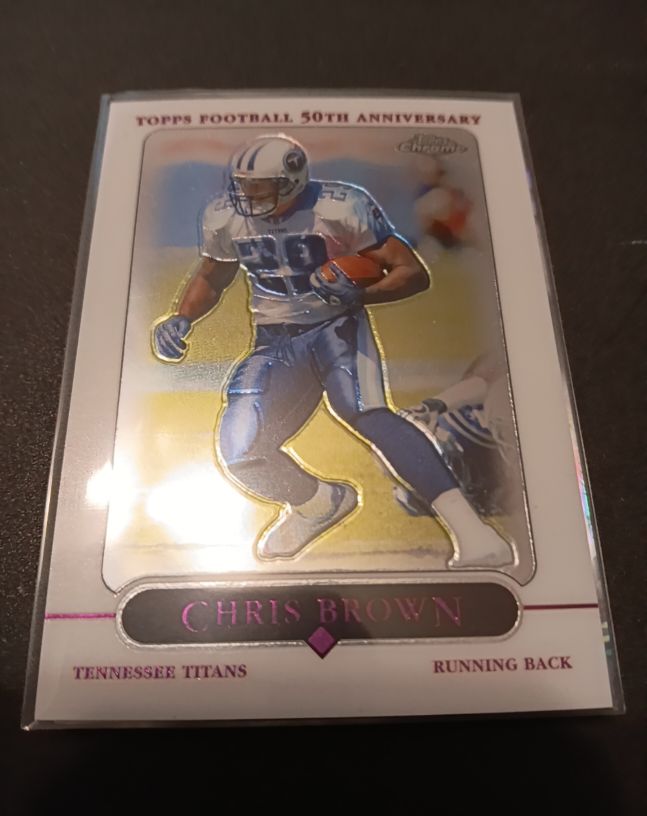 2005 Topps Chrome #58 Chris Brown — front