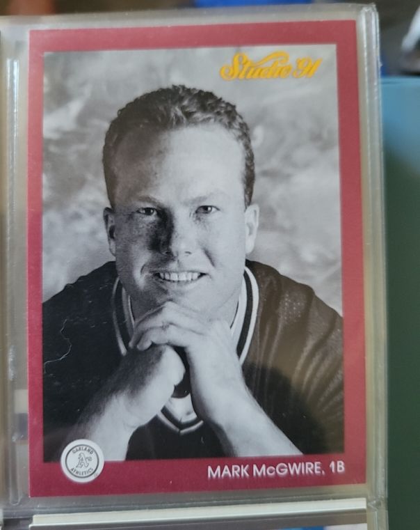 1991 Leaf Studio #106 Mark McGwire — front