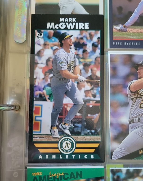 1989 Donruss #605 Mark McGwire — front