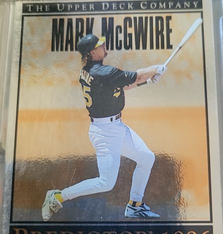 1996 Upper Deck Predictors Hobby #H7 Mark McGwire — front