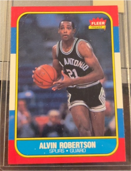 1986-87 Fleer #92 Alvin Robertson — front