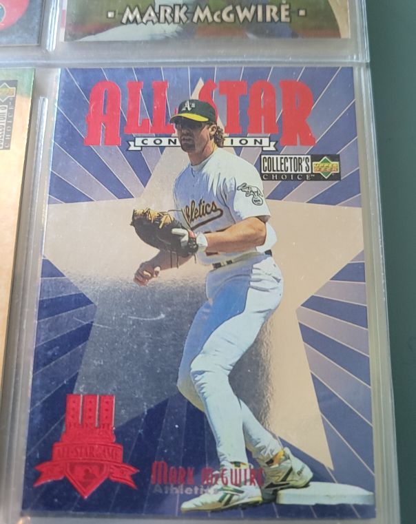 1997 Upper Deck Collector's Choice All-Star Connection #1 Mark McGwire — front
