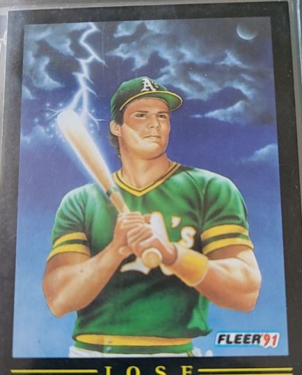 1991 Fleer Pro-Visions #6 Jose Canseco — front