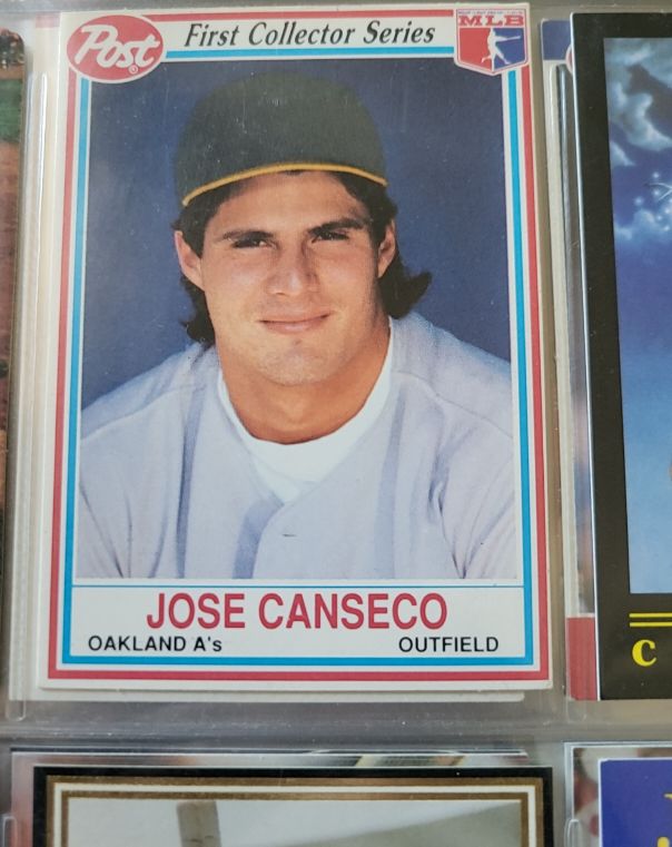 1990 Post #16 Jose Canseco — front
