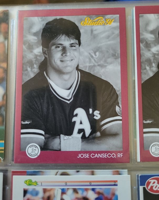 1991 Leaf Studio #101 Jose Canseco — front