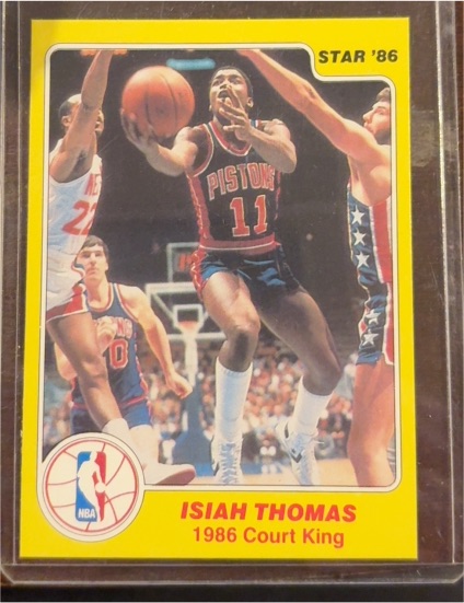 1986 Star Court Kings #28 Isiah Thomas — front
