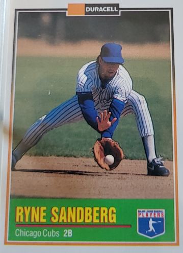 1993 Duracell Power Players II #13 Ryne Sandberg — front