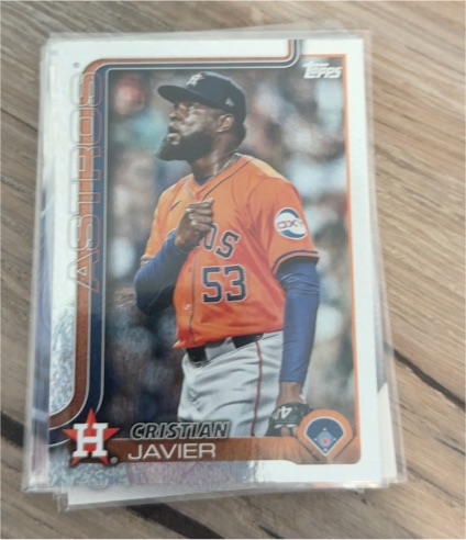 2025 Topps Series 2 #509 Cristian Javier — front