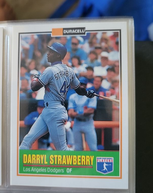 1993 Duracell Power Players Darryl Strawberry — front