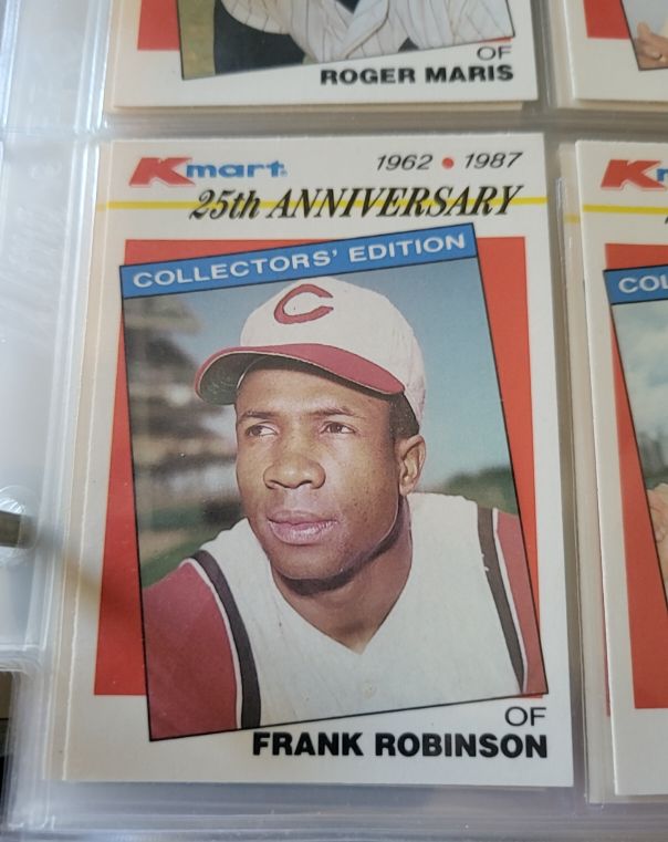1987 Topps Kmart 25th Anniversary #10 Frank Robinson — front