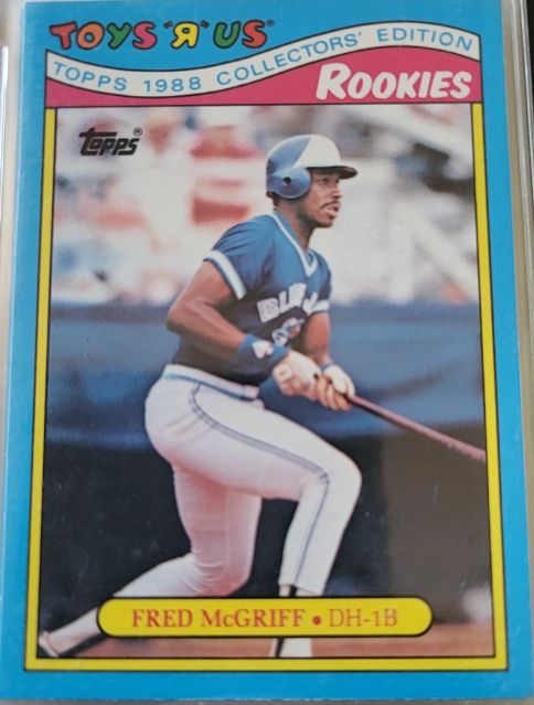 1988 Topps Toys 'R' Us Rookies #18 Fred McGriff — front