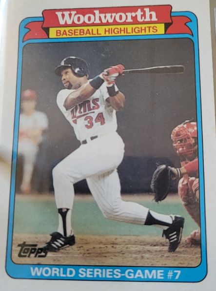 1988 Topps Woolworth Baseball Highlights #31 Kirby Puckett — front