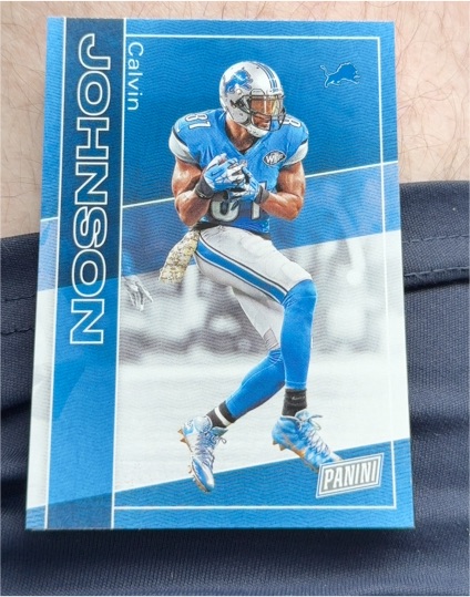 2025 Panini The National #Calvin Johnson — front