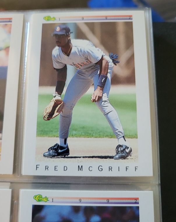 1992 Classic I #T61 Fred McGriff — front