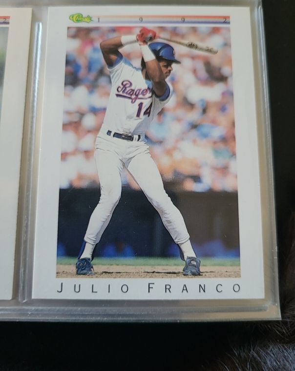 1992 Classic Update White Travel Edition #T36 Julio Franco — front
