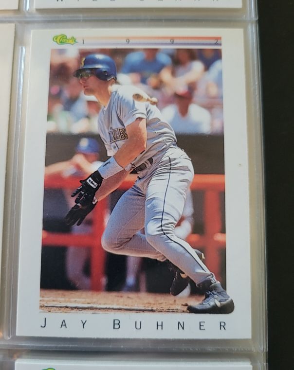 1992 Bowman #1 Jay Buhner — front