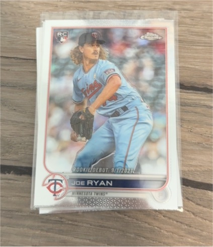 2022 Topps Update #US222 Joe Ryan — front
