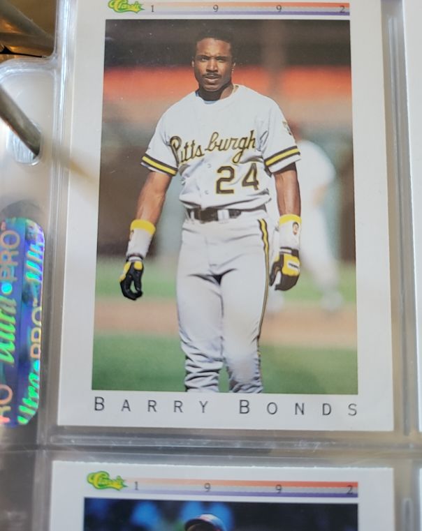 1992 Classic Barry Bonds Pittsburgh Pirates #T16 — front