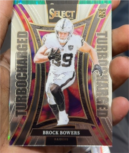 2024 Panini Select #6 Brock Bowers Turbocharged — front