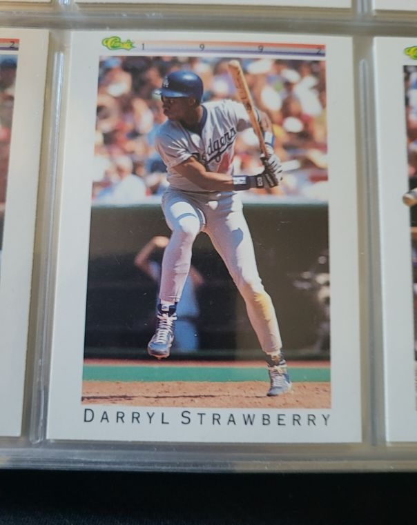 1992 Classic #T86 Darryl Strawberry — front