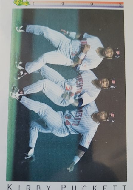 1992 Classic I #1 Kirby Puckett — front